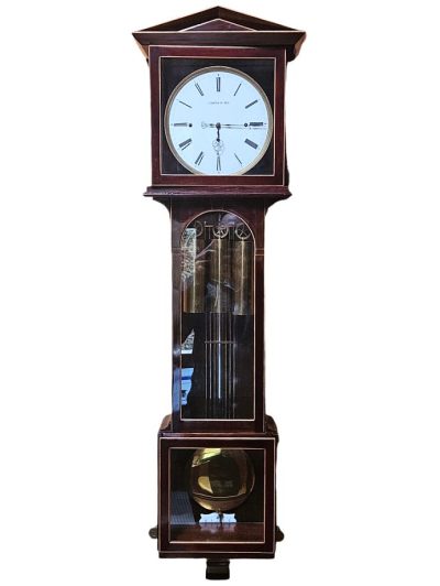 3- Gewichtige Wiener Biedermeier Laterndluhr / Dachluhr J. HARTEK in Wien um 1820-1850