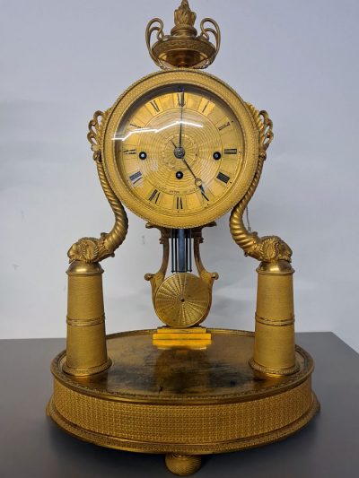 Empire Uhr um 1850